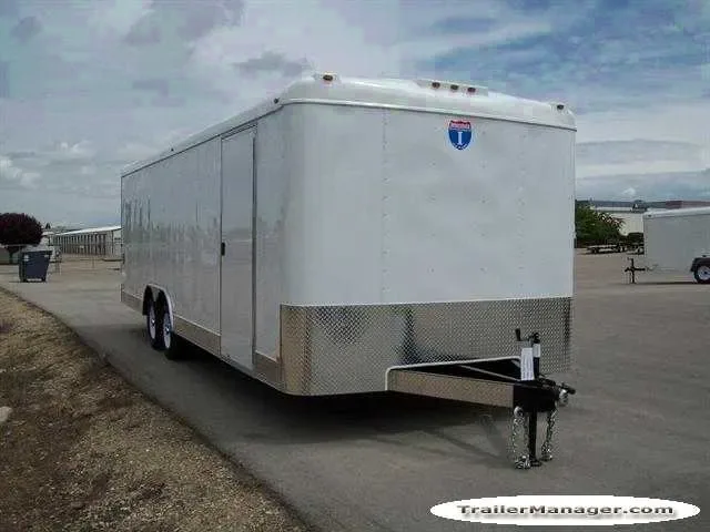 24ft Car Carrier 10K WHITE With Ramp