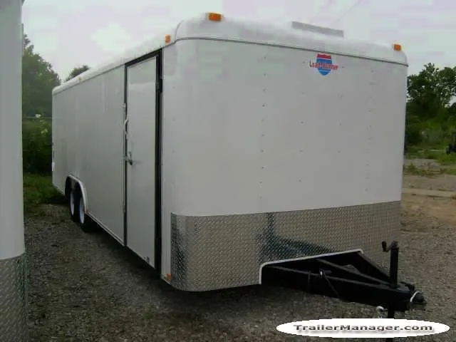 24ft Car Carrier 7K WHITE With Ramp