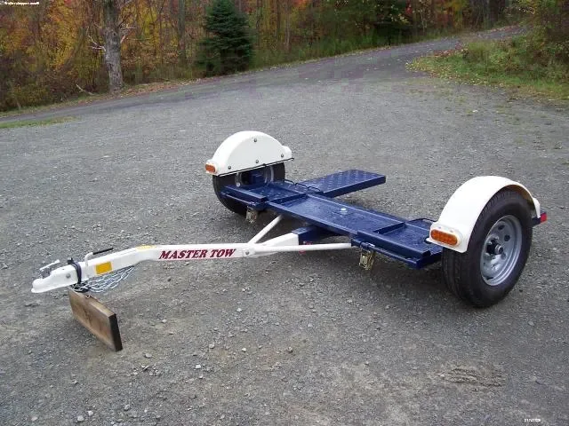 Blue/White Single Tow Dolly
