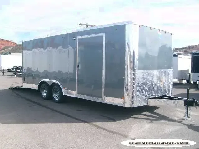 20ft Car Hauler w/Finished Walls and Ceiling