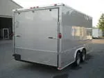 Silver 28ft Bumper Pull Car Haulers