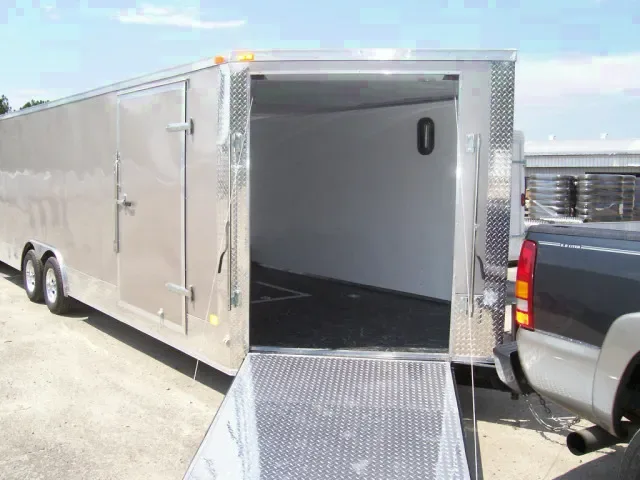 28ft Car Hauler with finished interior
