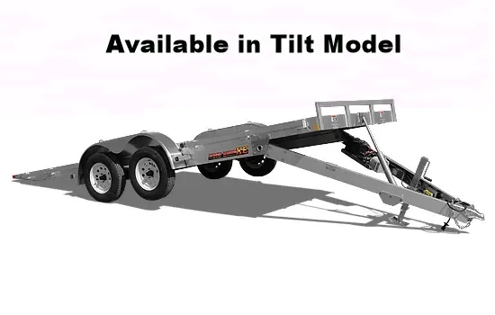 18ft Aluminum Tilt Car Hauler
