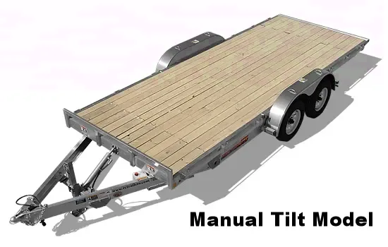 20 ft Manual Tilt Car Hauler Trailer