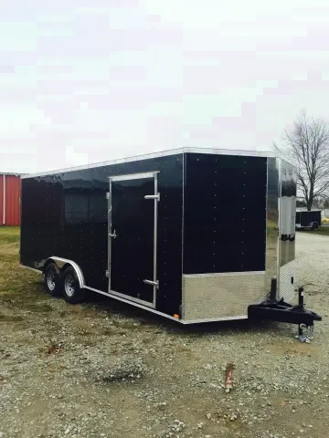 20ft Car Hauler w/Spread Axle Design Flat Top Wedge Front
