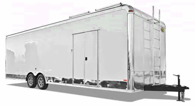 28ft Wrap Around Stone Guard Car Hauler W/ Viewing Platforms