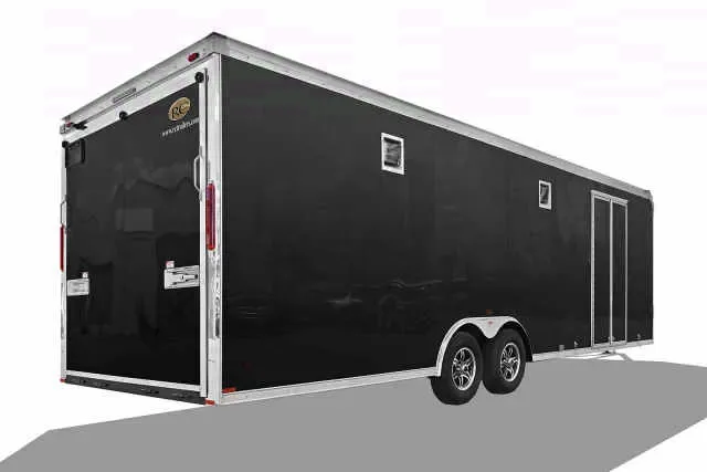 30ft Race Trailer Many Features - Black