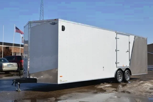 Two Tone 30ft Enclosed Car Trailer