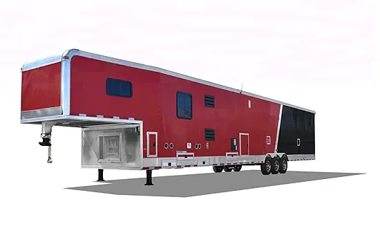 44FT Gooseneck Car Hauler W/Awning