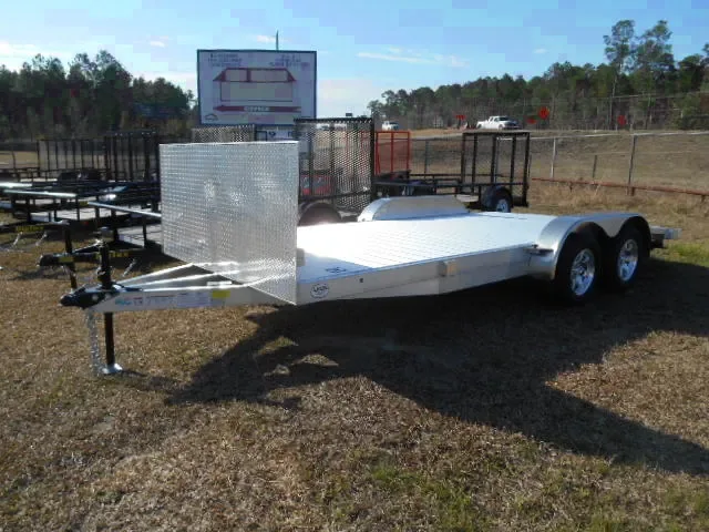 18FT Aluminum Car Hauler / ROCKGUARD