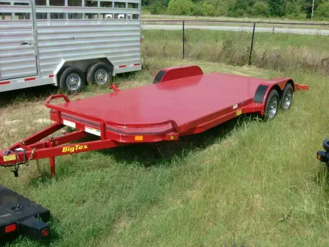 20FT Steel Deck Car Hauler with Ramps