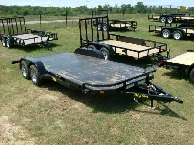 20FT BLACK STEEL DIAMON PLATE OPEN CH