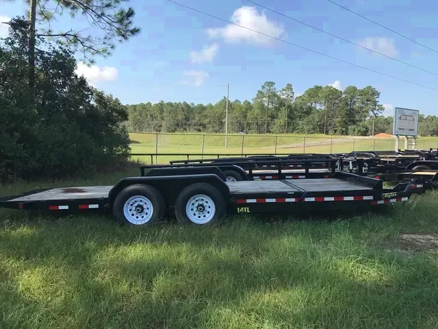 20FT BLACK TILT BED EQUIPMENT AUTO TRAILER