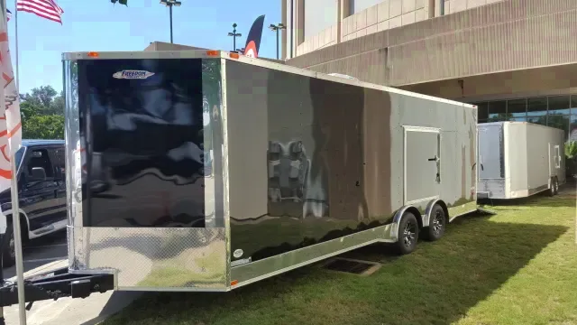 BLACK 24FT Race/Car Hauler