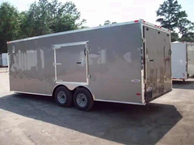 20ft Pewter Car Hauler w/Escape Door