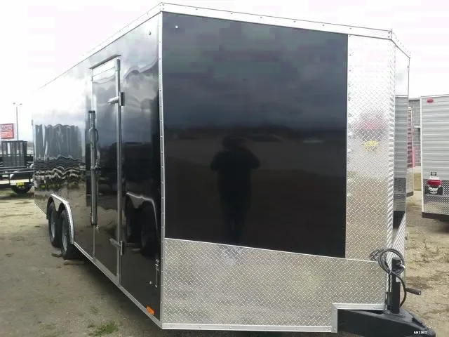 20ft V-NOSE BLACK CAR HAULER