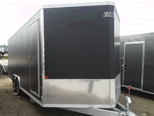20ft ENCLOSED ALUMINUM CAR HAULER-LOADED