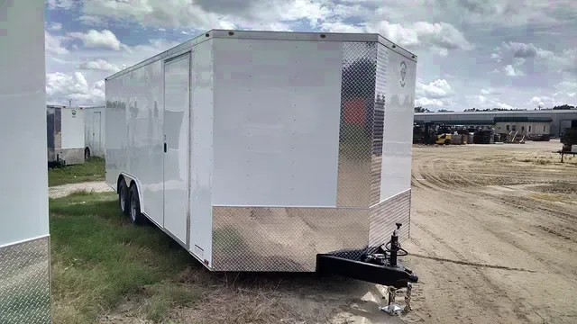 20FT Car Hauler Ramp Door w/ Spring Assist and Flap