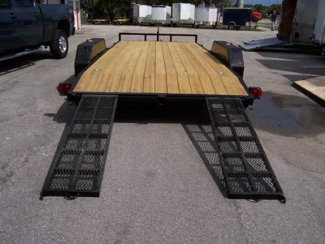 18ft Open Wood Floor Car Hauler