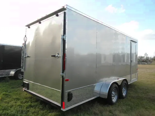 18FT ENCLOSED CAR HAULER-PEWTER