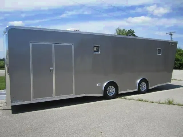28ft All Aluminum Spread Axles with Double Side Door