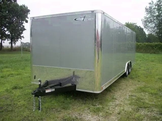24ft Enclosed Car Hauler 5200lb Axles