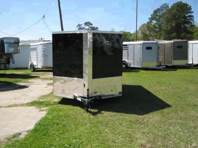 Black 14ft Enclosed Cargo Trailer w/Electric Brakes