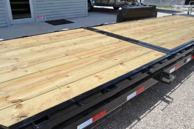 Gooseneck Gravity Tilt  24 ft Car Hauler