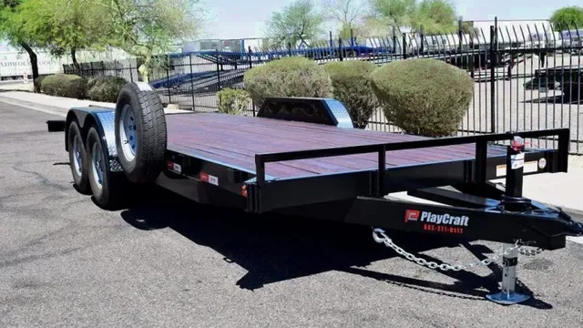 Versatile 2025 Playcraft 7x16 Single Axle Car Trailer - Offer Welcome