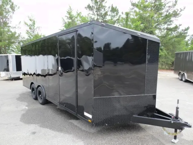 20ft Blackout Package Enclosed CarTrailer