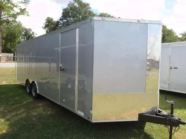 Silver TA 24ft Enclosed Car Trailer