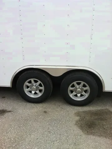 28ft Race Trailer-Finished Interior-Cabinets
