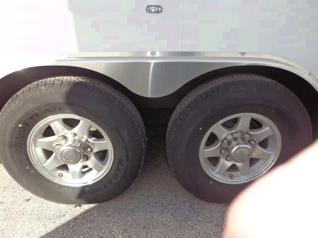 Tandem Axle White 16ft Car Hauler