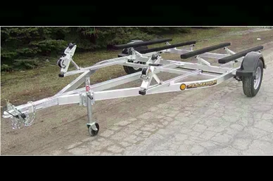 PWC2 aluma double jet ski trailer all aluminum
