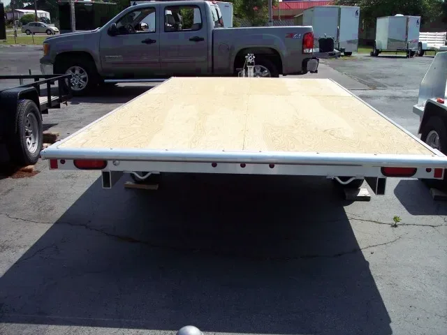 14ft Aluminum frame and wood deck Raft Trailer