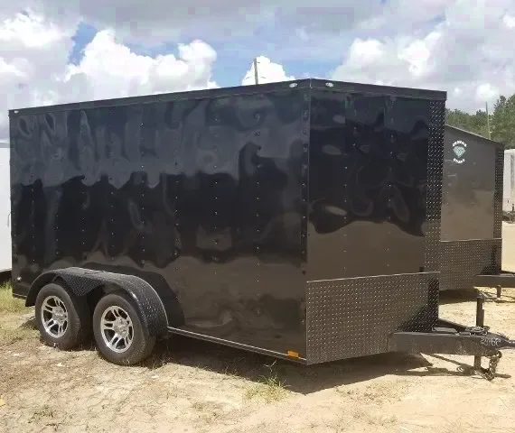 14FT BLACK BLACKOUT TRAILER
