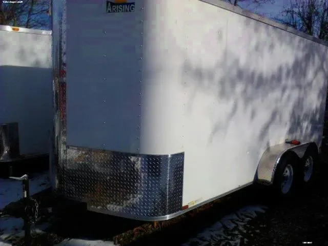 14FT Cargo Trailer Rounded V-Nose
