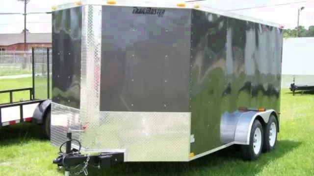 16FT TANDEM AXLE V-NOSE - SILVER
