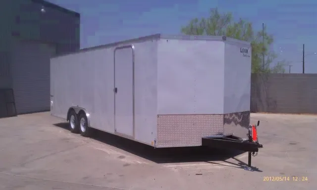 24ft Enclosed Trailer W/Ramp and 3500lb axles