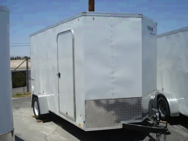 Cargo Trailer 12ft SA w/V-nose