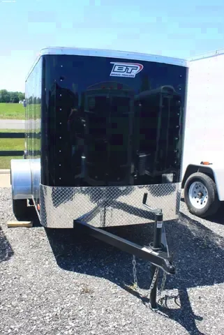 8FT BLACK CARGO WITH SINGLE REAR DOOR
