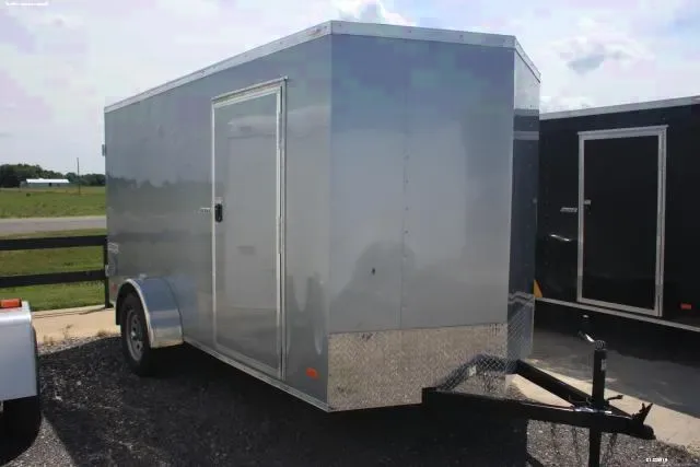 12FT V-Nose All Aluminum Silver