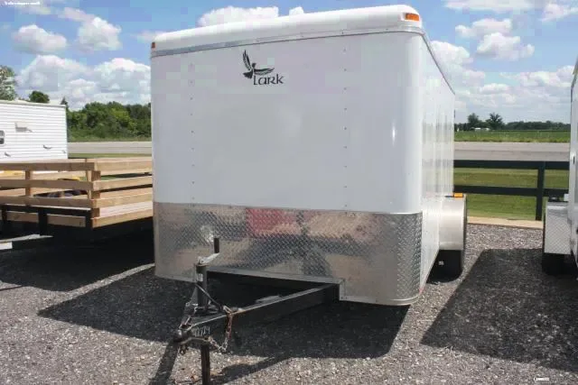 14FT ENCLOSED CARGO TRAILER WITH FLAT FRONT