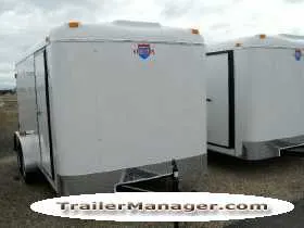 14FT CARGO WHITE With Double Door