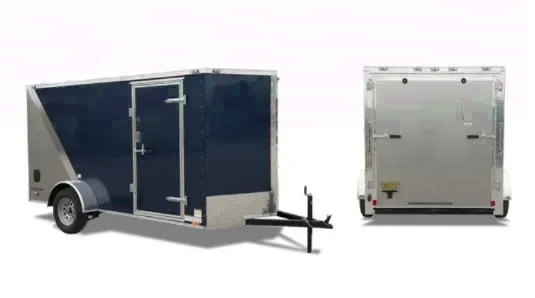 8FT Single Axle Enclosed Trailer-TWO TONE