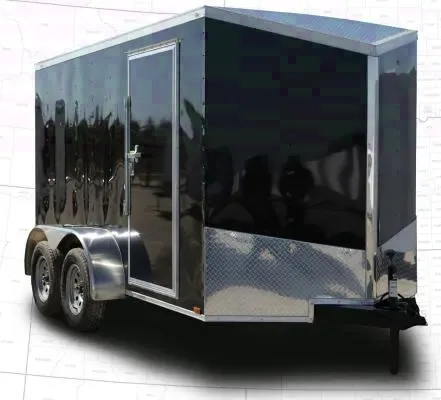 10ft T/A Cargo Trailer with Wedge Front
