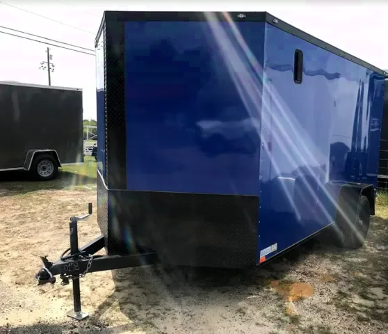 12FT SA Enclosed Cargo Trailer-Blackout