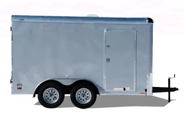 12ft T/A GREY FLAT FRONT