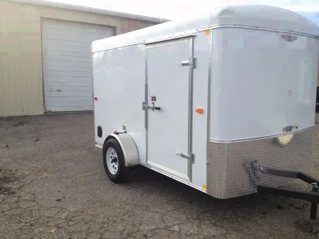 10ft Steel Frame Enclosed Motorcycle Cargo
