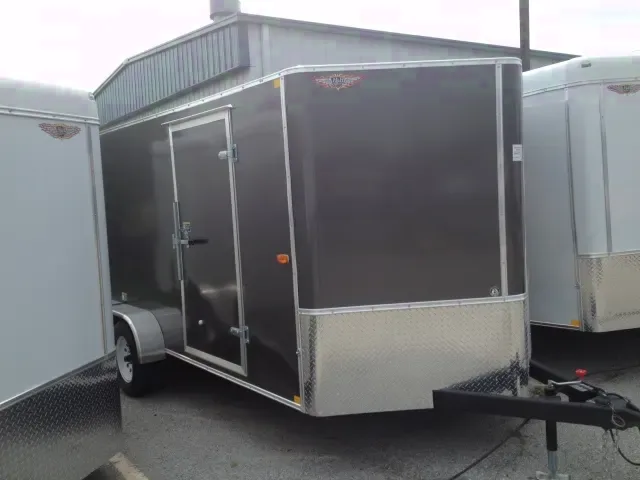 Pewter 16ft V-Nose Cargo Trailer